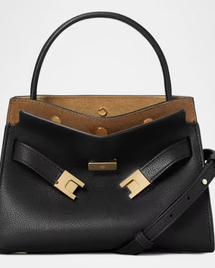 Lee Radziwill Petite Leather Top Handle Bag