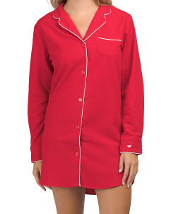 Cotton Flannel Nightshirt