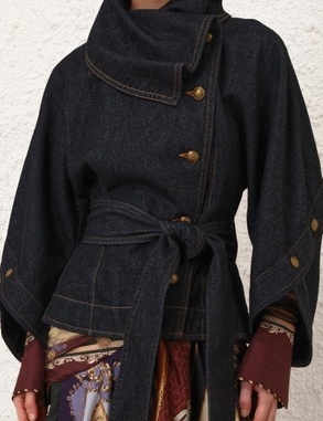 Valiant Denim Buttoned Jacket