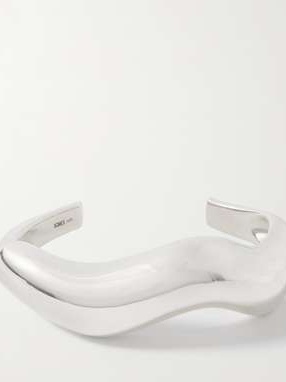 Astrid large recycled sterling silver cuff