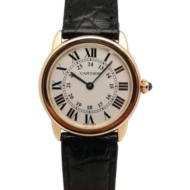 Cartier Ronde Solo de 29mm 18K Yellow Gold White Dial Quartz Watch W6700355
