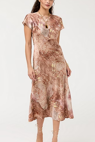 BIAS DOLMAN DRESS