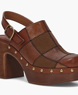 Women's Wylie Patchwork Platform Mule Clogs