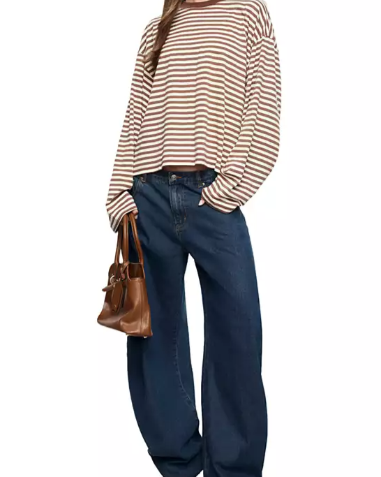 Bloom Long Sleeve Stripe Top