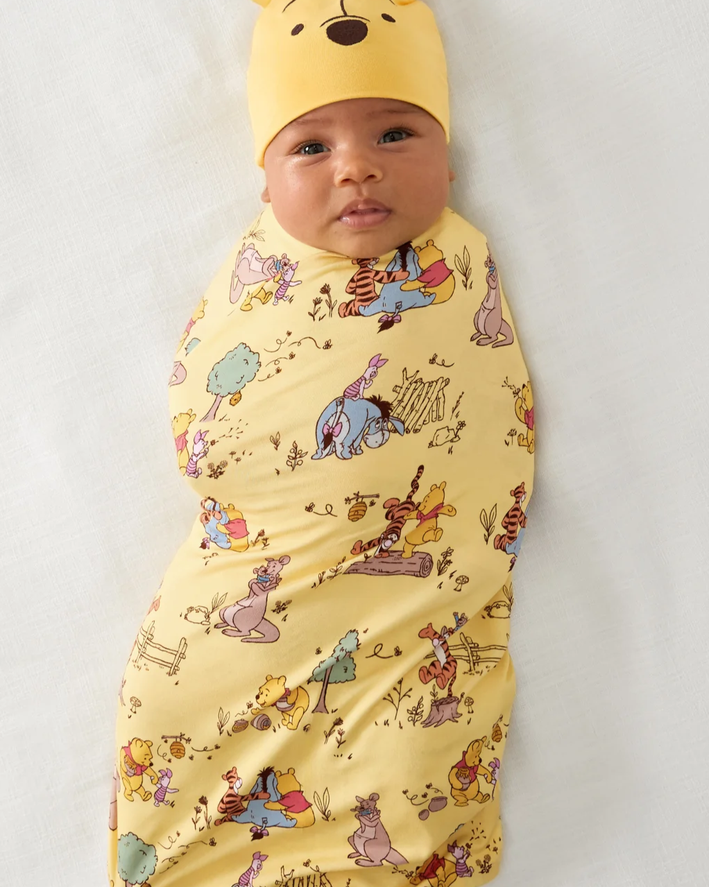 Disney Playtime With Pooh Swaddle & Hat Set