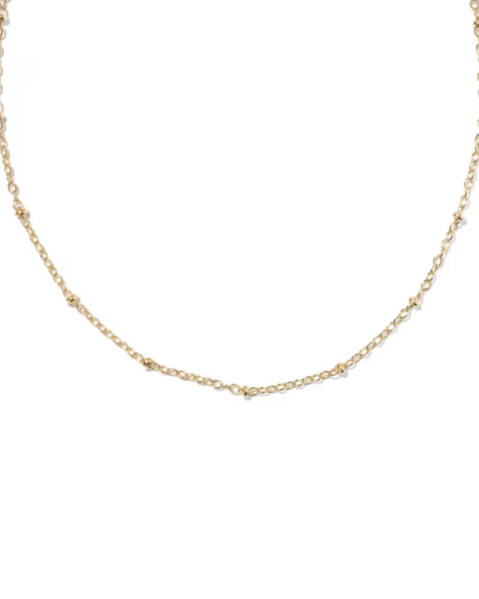 Evelyn 14k Gold-Filled Single Satellite Chain Necklace
