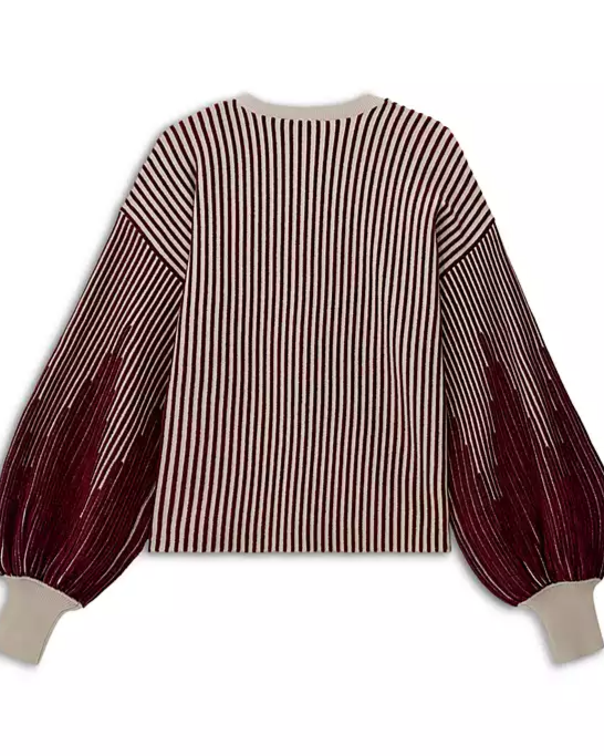 Bicolor Crewneck Sweater