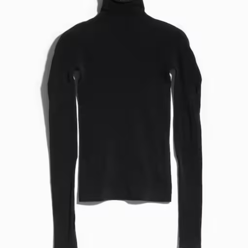 Seamless stretch nylon jersey top