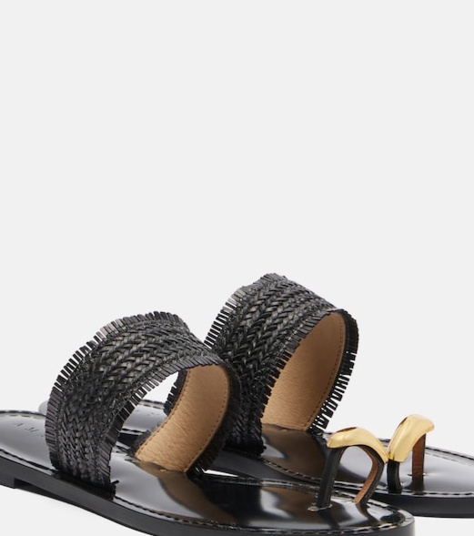 Kiwayu braided leather sandals
