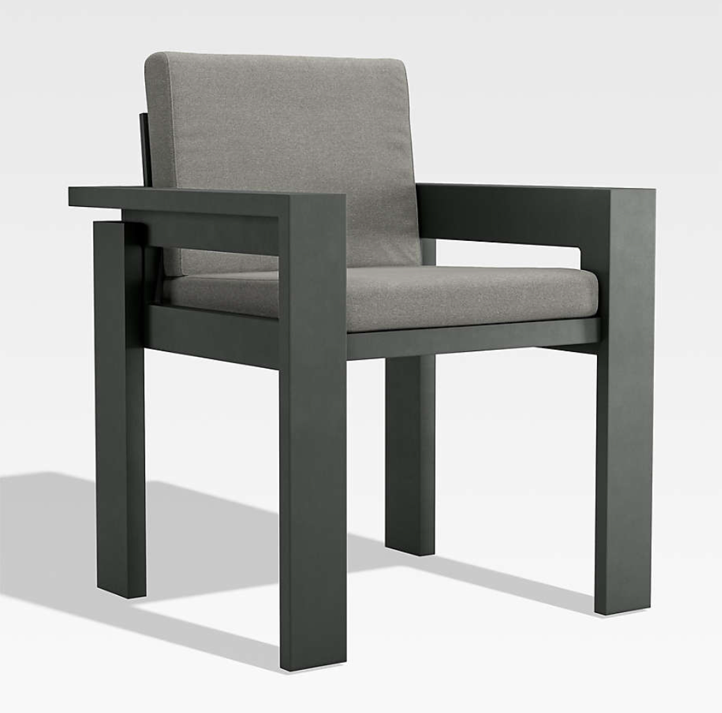Walker Metal Dining Armchair