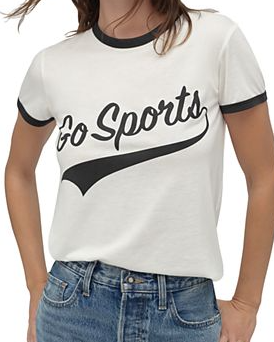 The Go Sports Graphic Ringer Tee