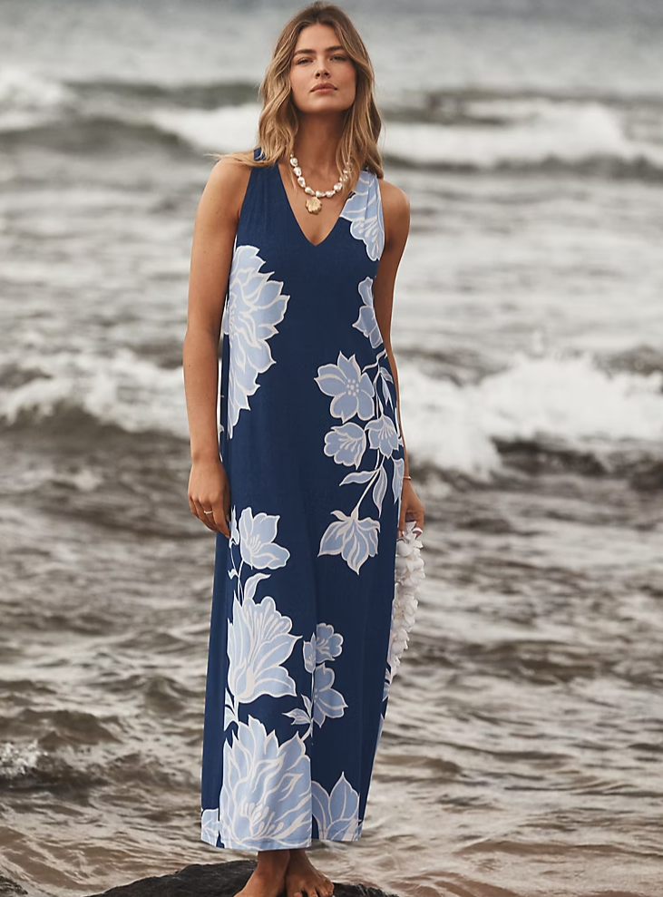 Carmela Breezy Blooms Maxi Dress