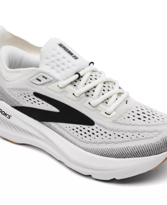 Women's Glycerin 23 Running Sneakers from Finish Line - White, Black, Biscuit