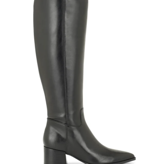 Bridgit Wide Calf Leather Boots