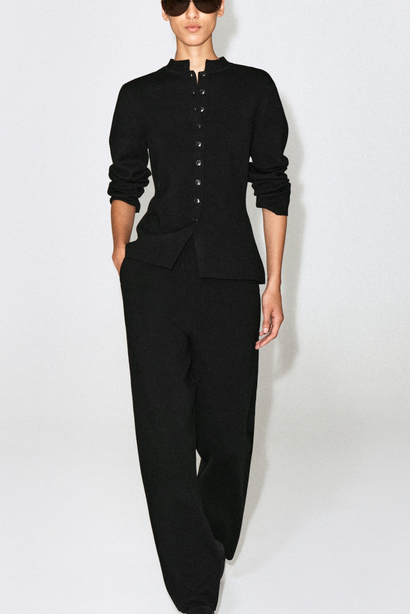 Merino Wool-Blend Cardigan