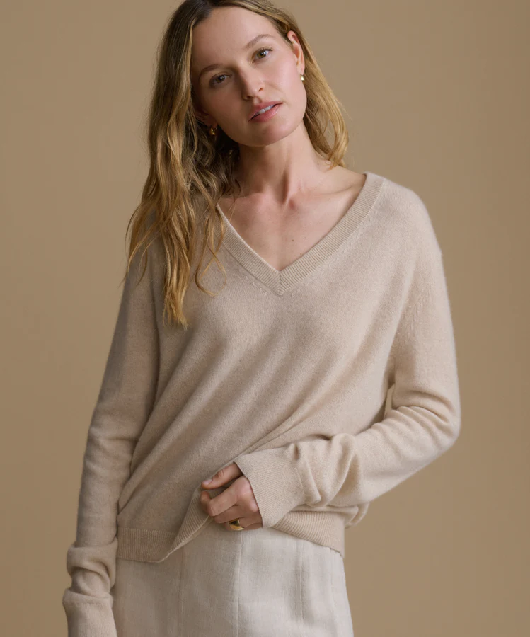 Flynn Cashmere V-Neck