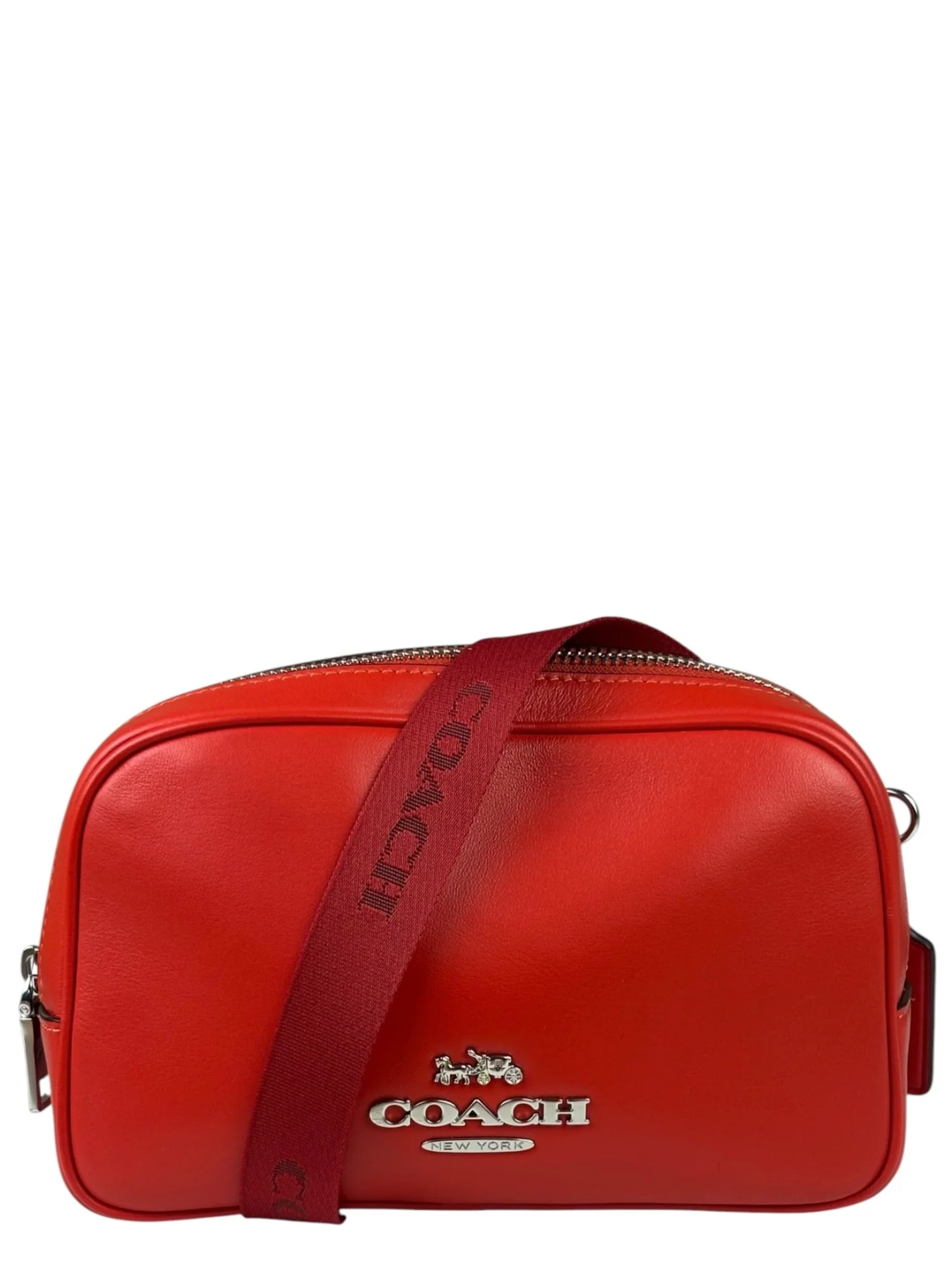 Coach Miami Red Leather Pace Belt Bag
