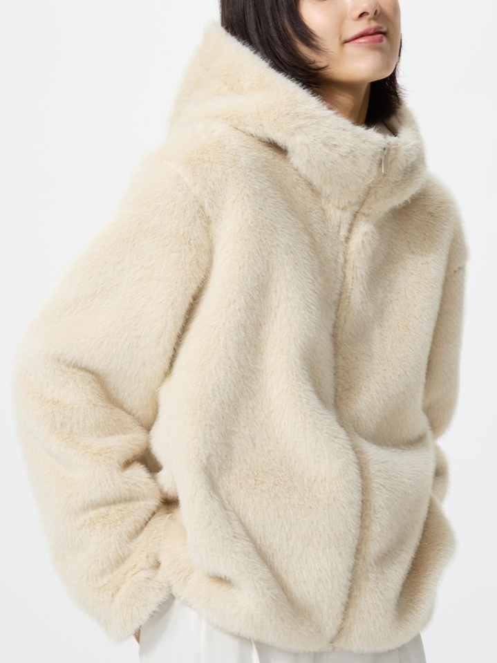 Faux Fur Hooded Jacket