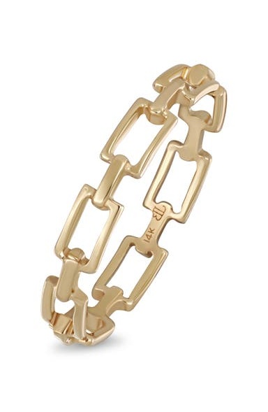 14K Gold Link Stacking Ring