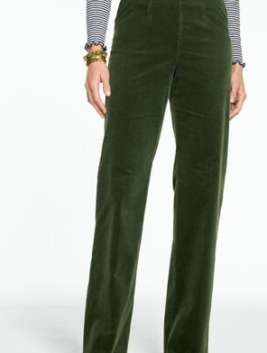 Stretch Corduroy Pull-On Trousers