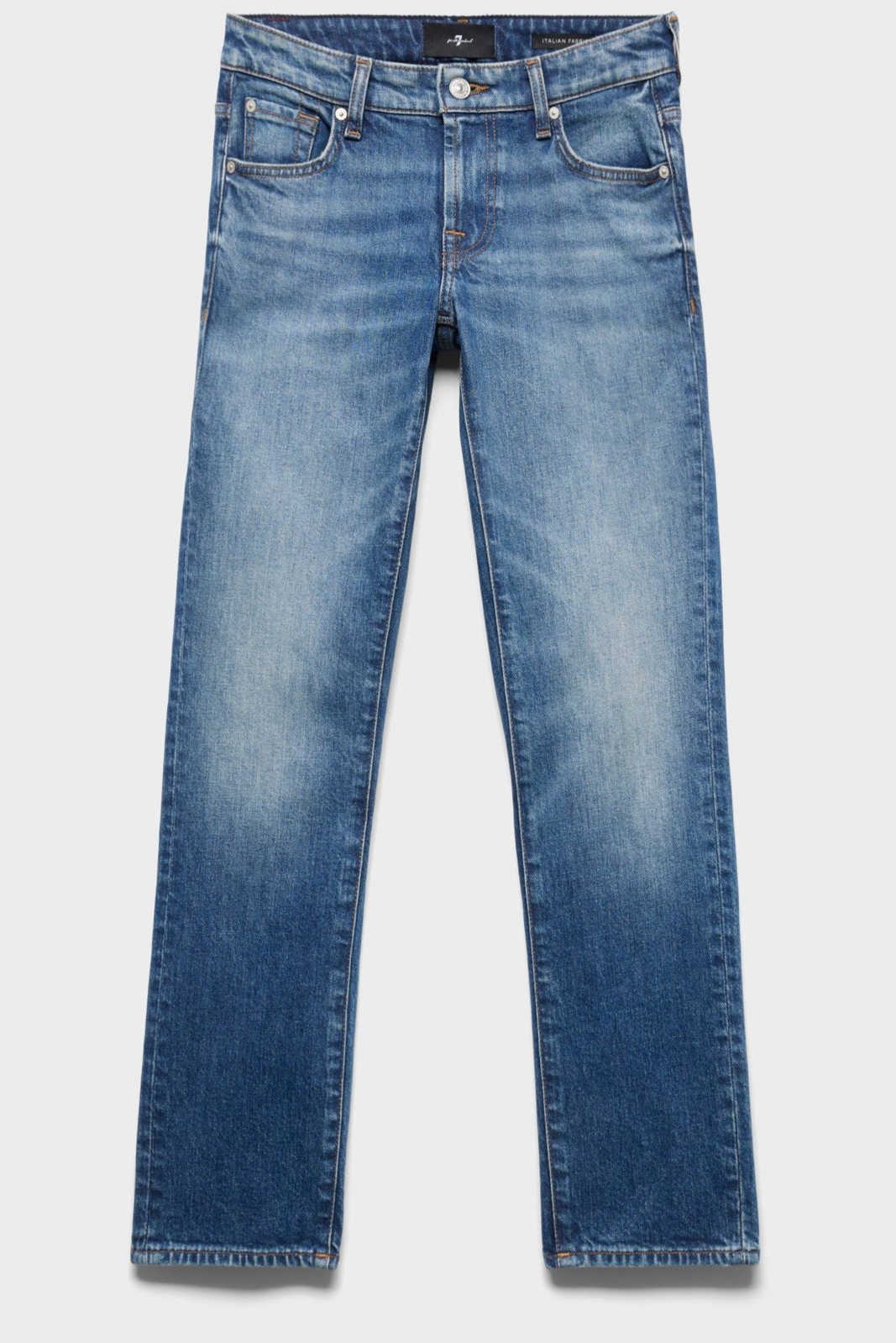 7 FOR ALL MANKIND LOW CIGARETTE in Denim Blue Core
