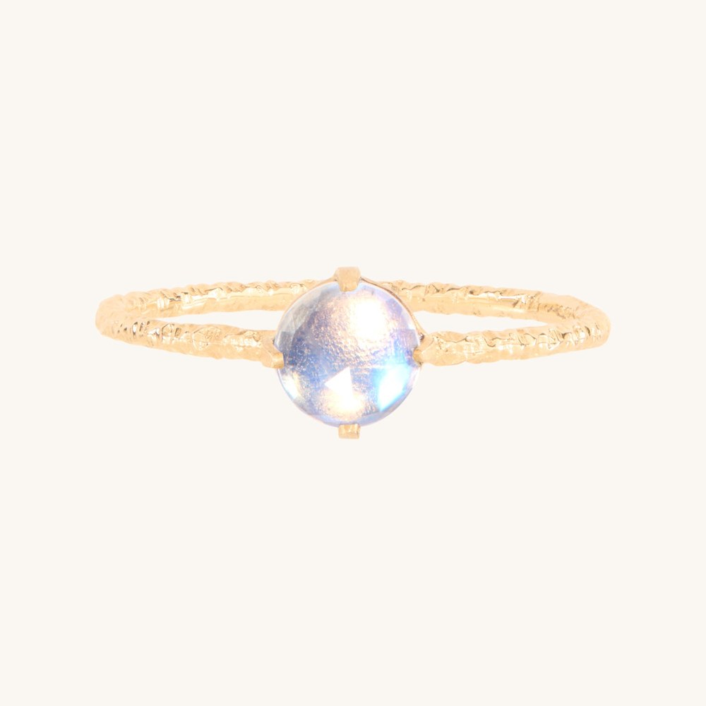 Moonstone Homespun Ring