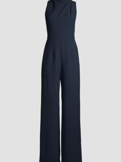 Corinne Sleeveless Flared-Leg Jumpsuit