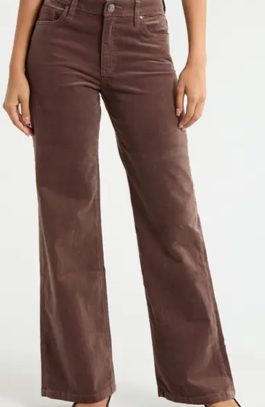 KUT from the Kloth Jean Mid Rise Wide Corduroy Pants
