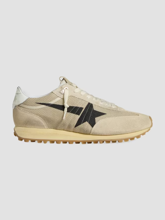Marathon Mesh & Suede Low-Top Running Sneakers