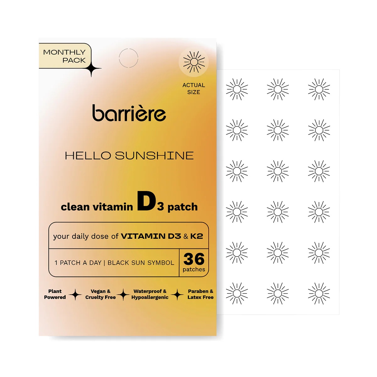 Hello Sunshine Vitamin D3 Patch