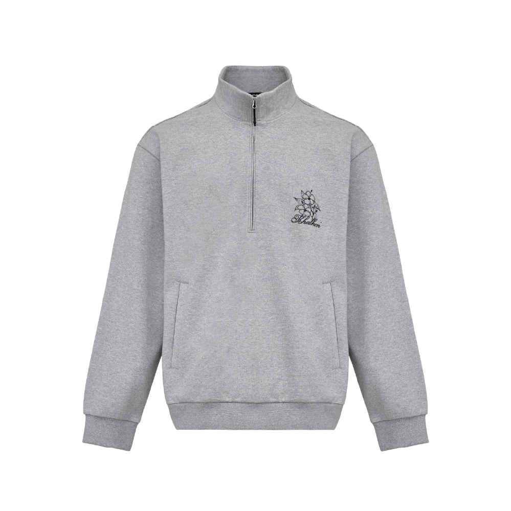 M _ (GRAY) Urban Club Half-Zip Sweat (6127003)