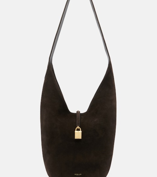 Siena Medium suede shoulder bag