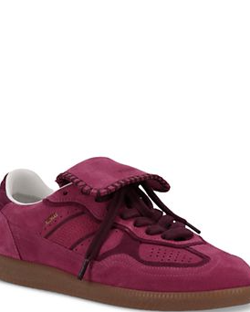 Women's TB 490 Club Suede Raspberry Leather Sneakers