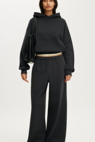 Women's Boxy Fleece Hoodie & Baggy Sweatpant