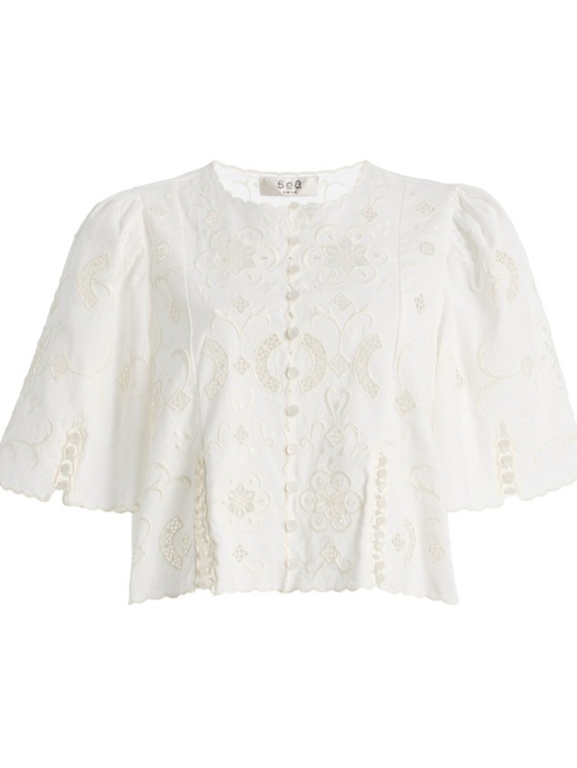 Gardener Embroidered Top