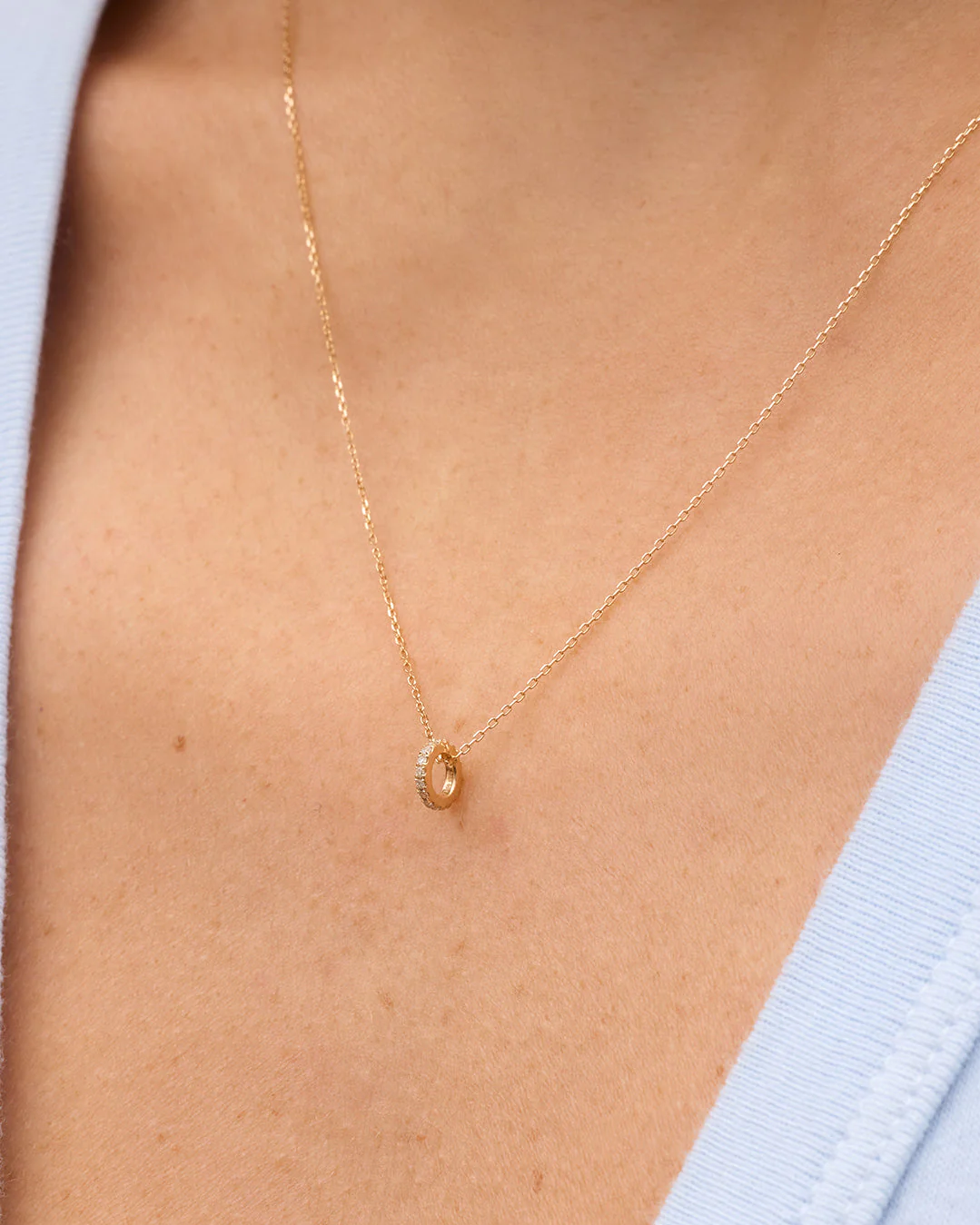 Diamond Pavé Halo Charm