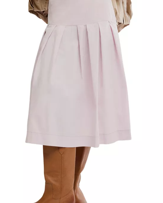 Skipper Pleated Chino Skirt
