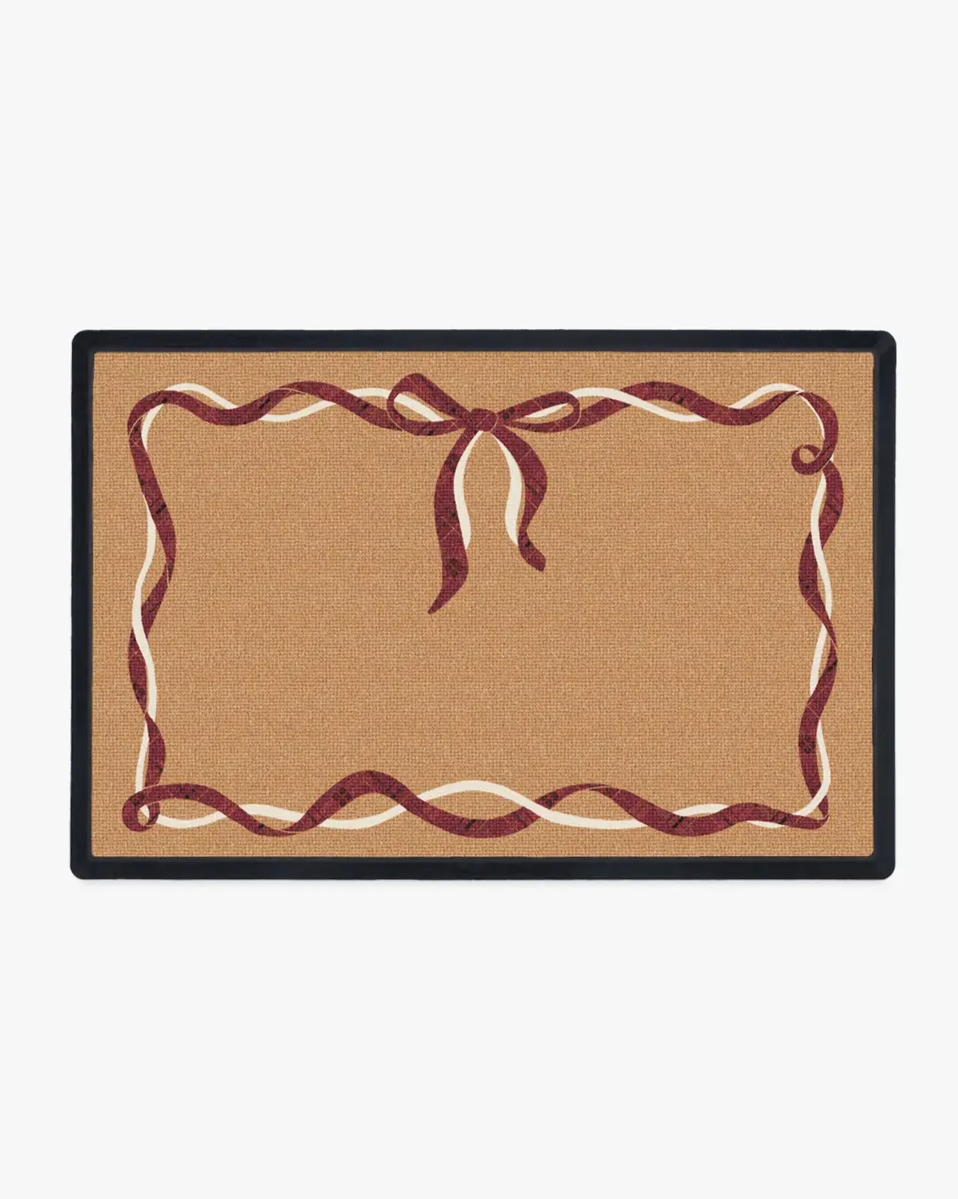 With A Bow Doormat