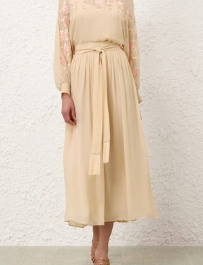 Valiant Sash Midi Skirt