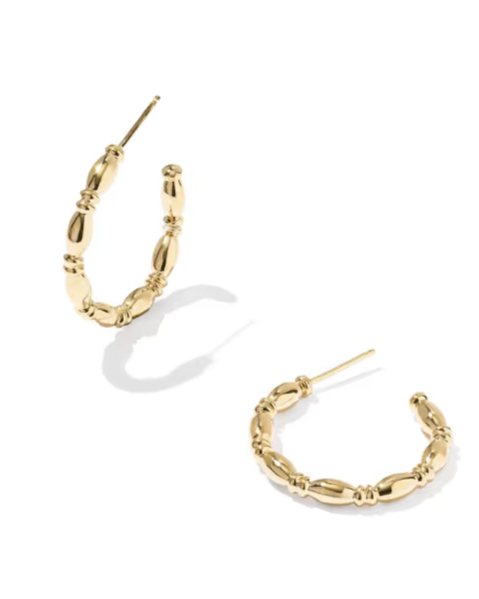 Miriam Small Bead 14k Gold-Filled Hoop Earrings