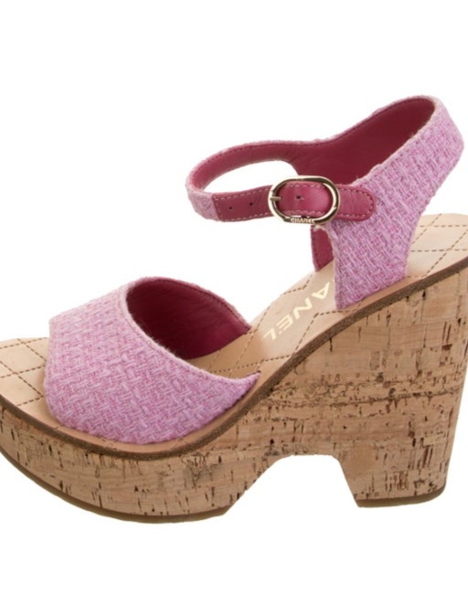 Chanel 2022 Interlocking CC Logo Sandals