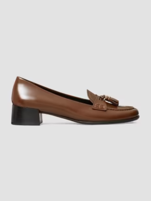 30MM Tassel Leather Loafers