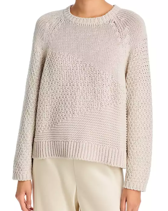 Peruvian Cotton Crewneck Sweater