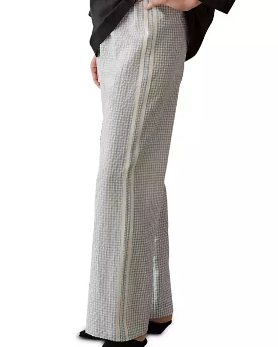 The Taffeta Silk Drawstring Cargo Pants