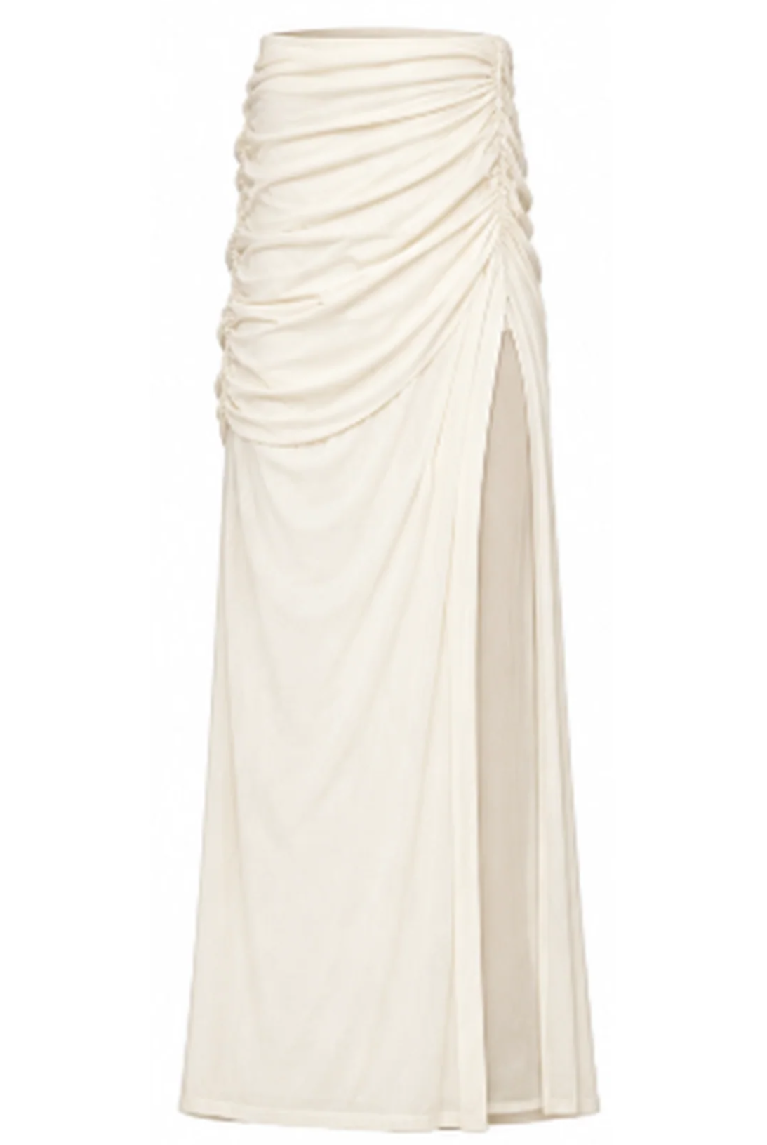Michael Costello X Revolve Leah Maxi Skirt - Ivory - M (Like New)