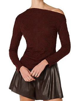 Miah Asymmetric Neck Top
