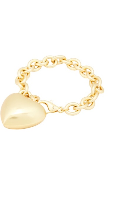 The Puffy Heart Gold Bracelet