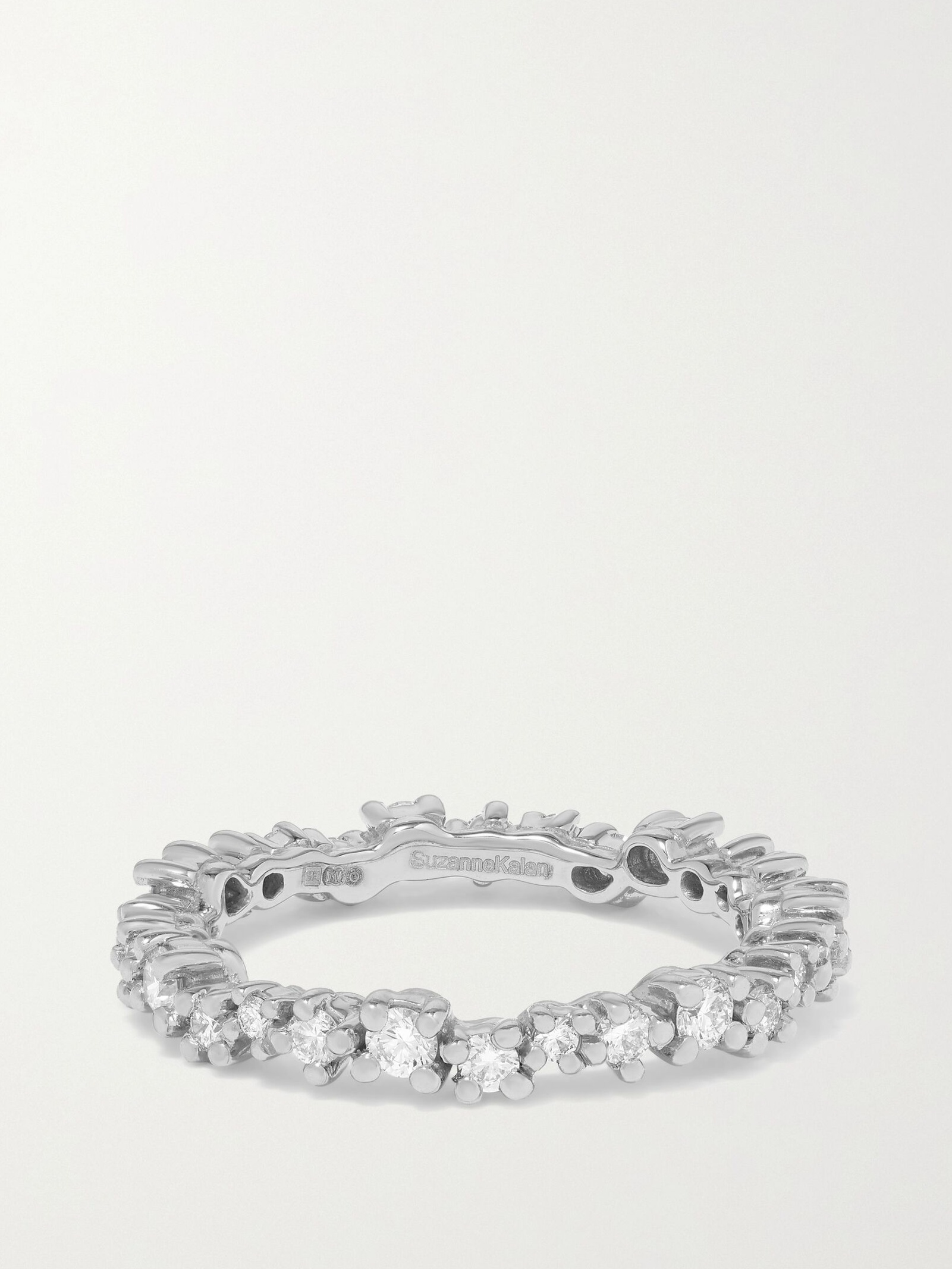 Eternity 18-karat white gold diamond ring