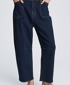 Women's High-Rise Barrel Leg Jeans
