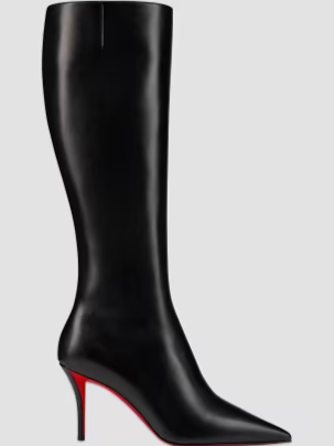 Miss Z Botta 80MM Leather Knee High Boots